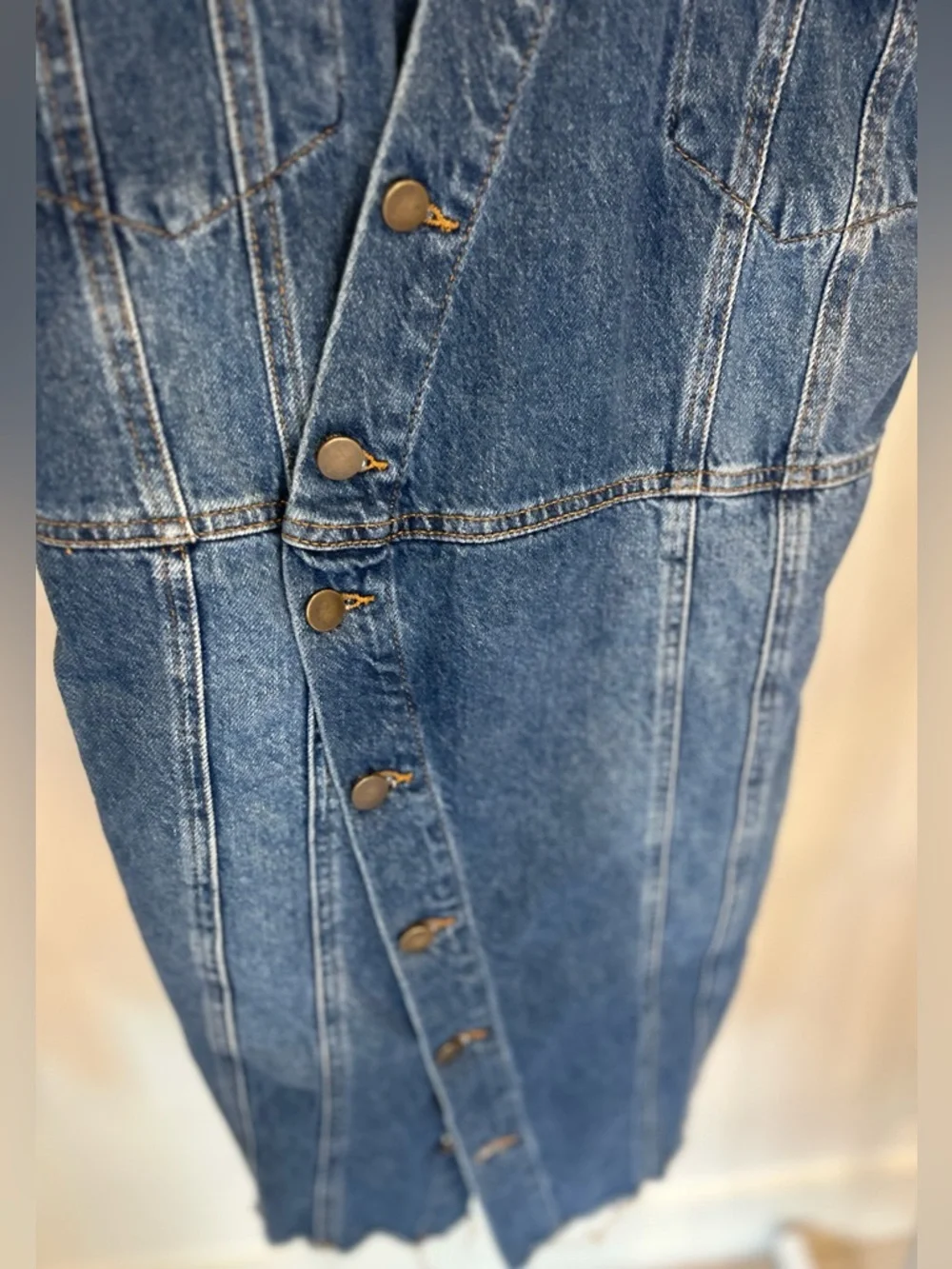 Free People City Denim Dress - Picture 6 of 8